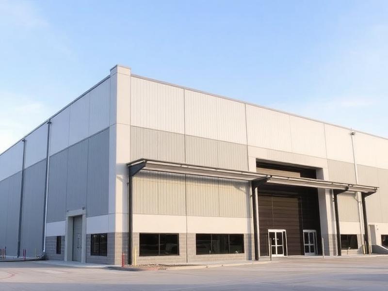 Galpão industrial — obra Industrial entregue pela Hubra