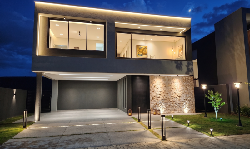 Construção residencial de médio padrão